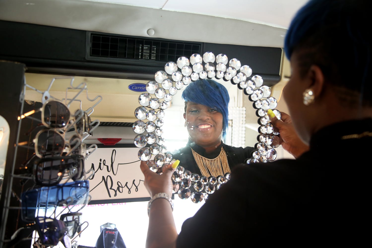 PHOTOS: Former shuttle bus has a new life as a mobile fashion boutique