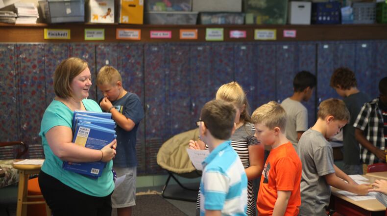 Kettering City Schools was one of the first districts to reach a new contract agreement with its teachers this spring. The contract covers the next three school years. JAROD THRUSH/STAFF