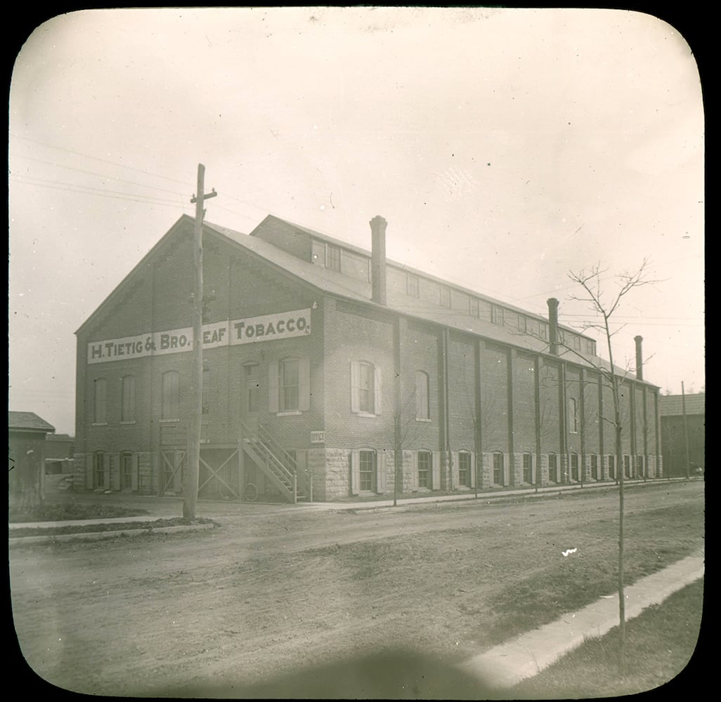 Miamisburg seen in historic lantern slides