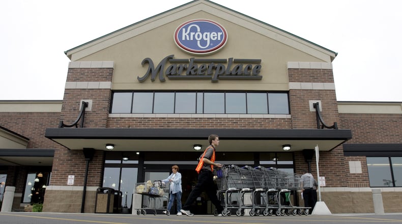 The Kroger Co. Foundation announced this week the commitment of $100,000 to the Houston Food Bank, America’s largest food bank serving 600 hunger relief charities in 18 southeast Texas counties, to supply operational support and meals to families affected by the floods (AP Photo/Al Behrman)