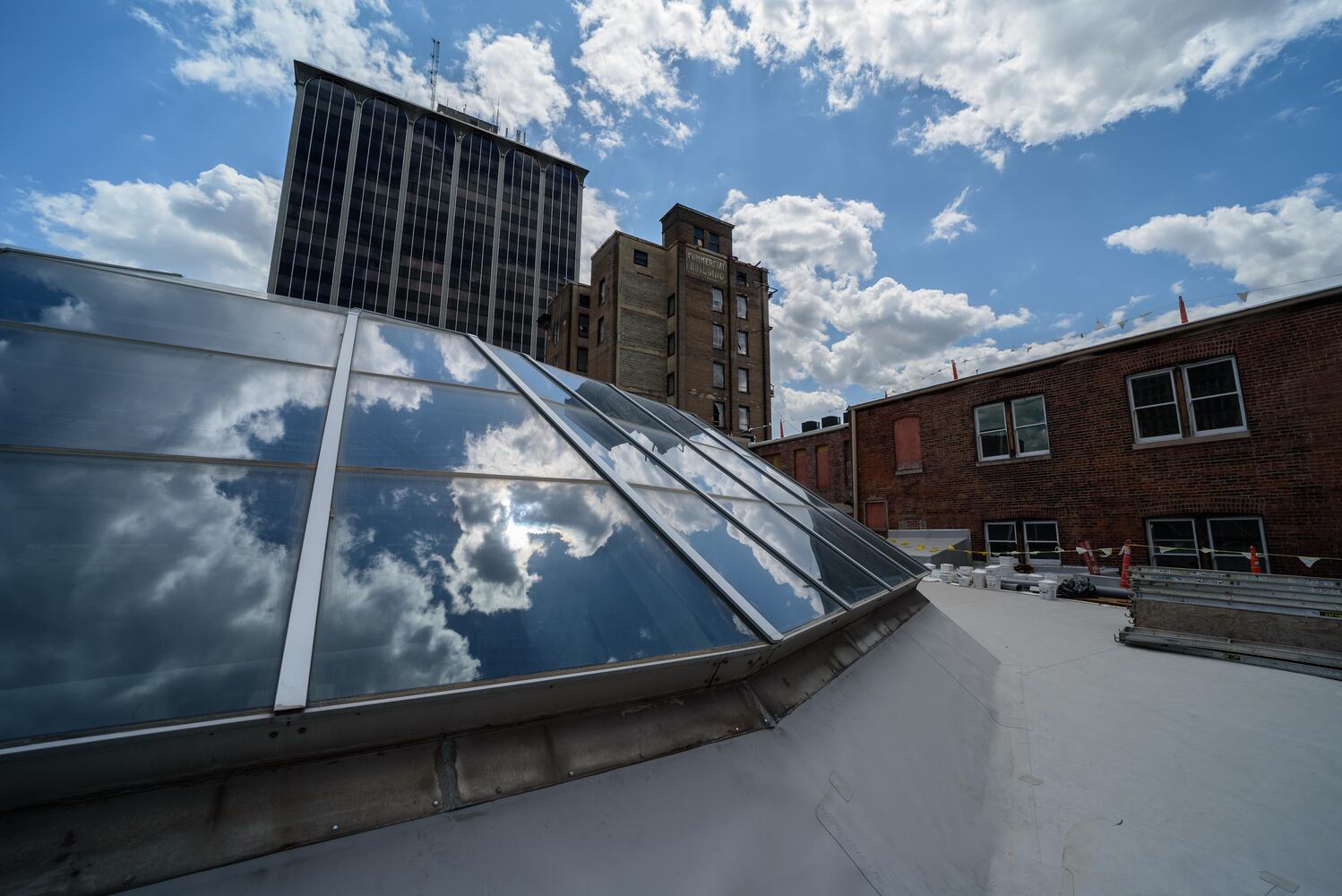 PHOTOS: Dayton Arcade recovery continues, first floor slab completed and windows restored