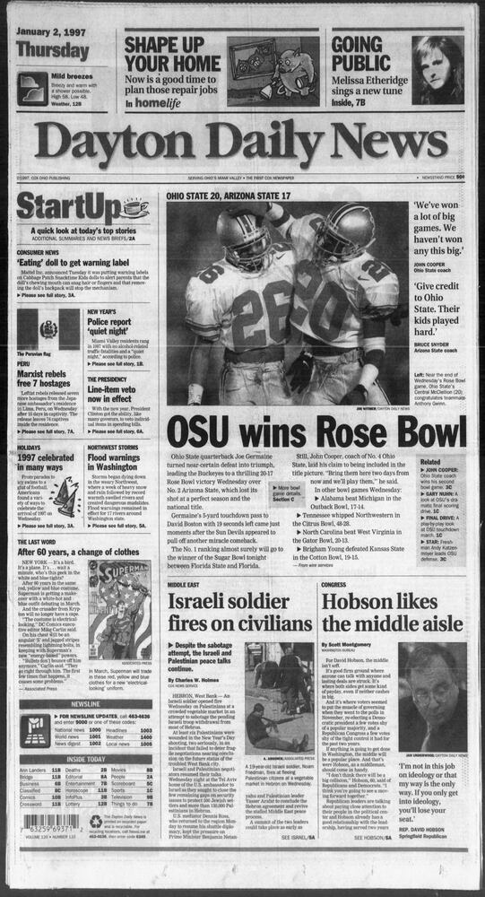Ohio State Football pages