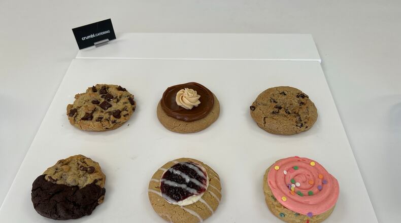 The new Crumbl store will open its doors Friday, March 22 at 3385 Princeton Road, Fairfield Twp. in the Bridgewater Falls Shopping Center. A Sneak Peak Event was held from 4-6 p.m. March 20 with free samples and a tour of the kitchen. AMY BURZYNSKI/STAFF