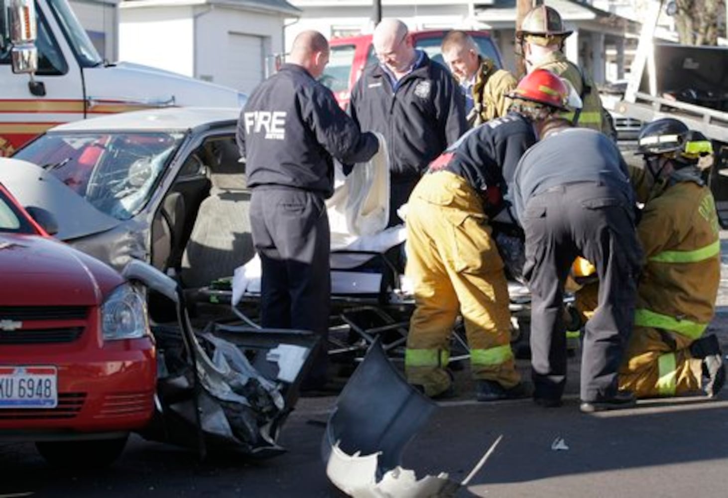 Car accident in Dayton