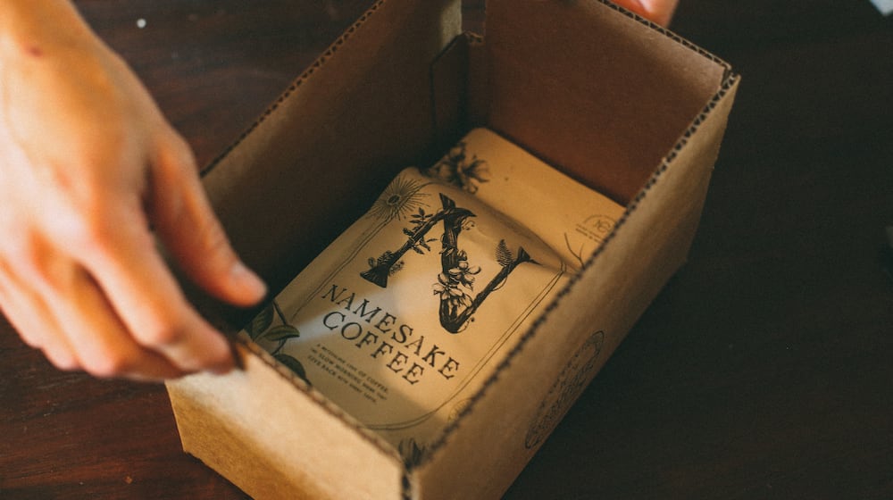 Namesake beans in process to be packed and shipped. CONTRIBUTED