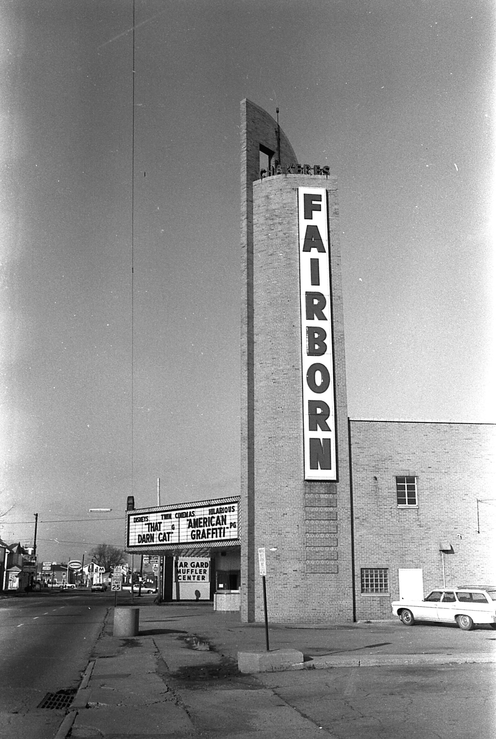 Fairborn Theatre, circa 1973 // Courtesy of the Fairborn Area Historical Society