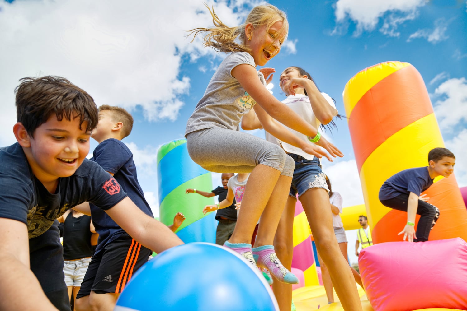 PHOTOS: The World’s Largest Bounce House is inflated fun