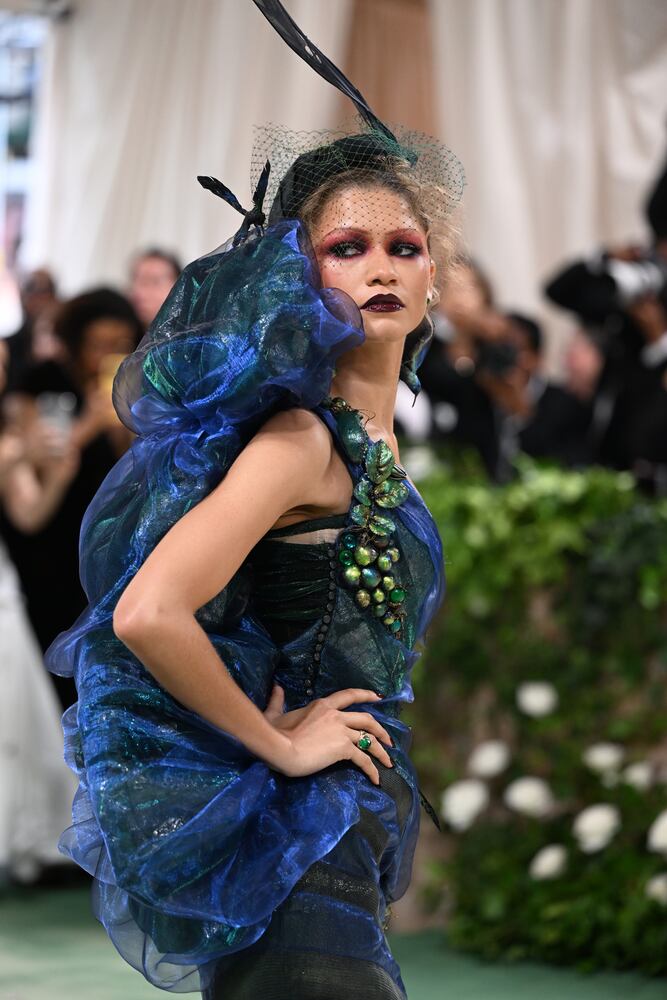 Zendaya at the Metropolitan Museum of Art's Costume Institute benefit gala in New York, May 6, 2024. (Nina Westervelt/The New York Times)