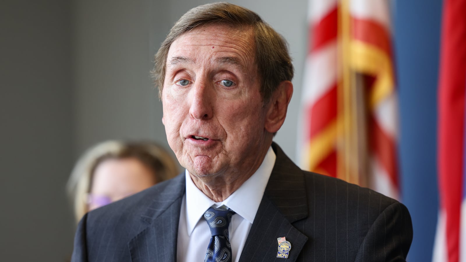 Montgomery County Prosecutor Mat Heck Jr. talks during a news conference on Wednesday, July 30 at the prosecutor's office in downtown Dayton. Heck announced a former Northmont bus driver has been indicted on 82 counts related to sexual assault of teenage boys. BRYANT BILLING / STAFF