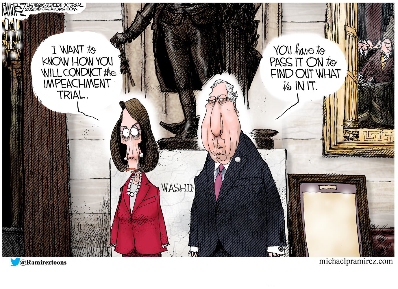 Week in cartoons: Boeing, Mitch McConnell and more