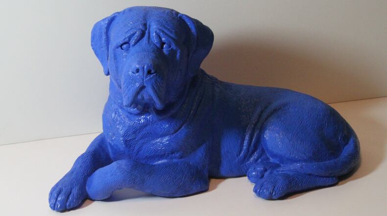 After its paint job, this figurine becomes a quirky piece. JESSICA GARRINGER/CONTRIBUTED