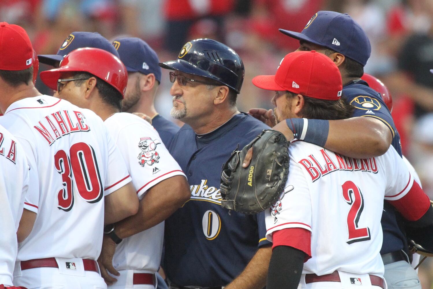 Photos: Reds lose 6-4 to the Brewers