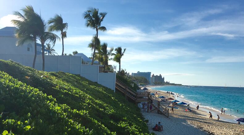 The beach on Paradise Islands, Bahamas, looking toward the Atlantis resort on Wednesday, Nov. 21, 2018. David Jablonski/Staff