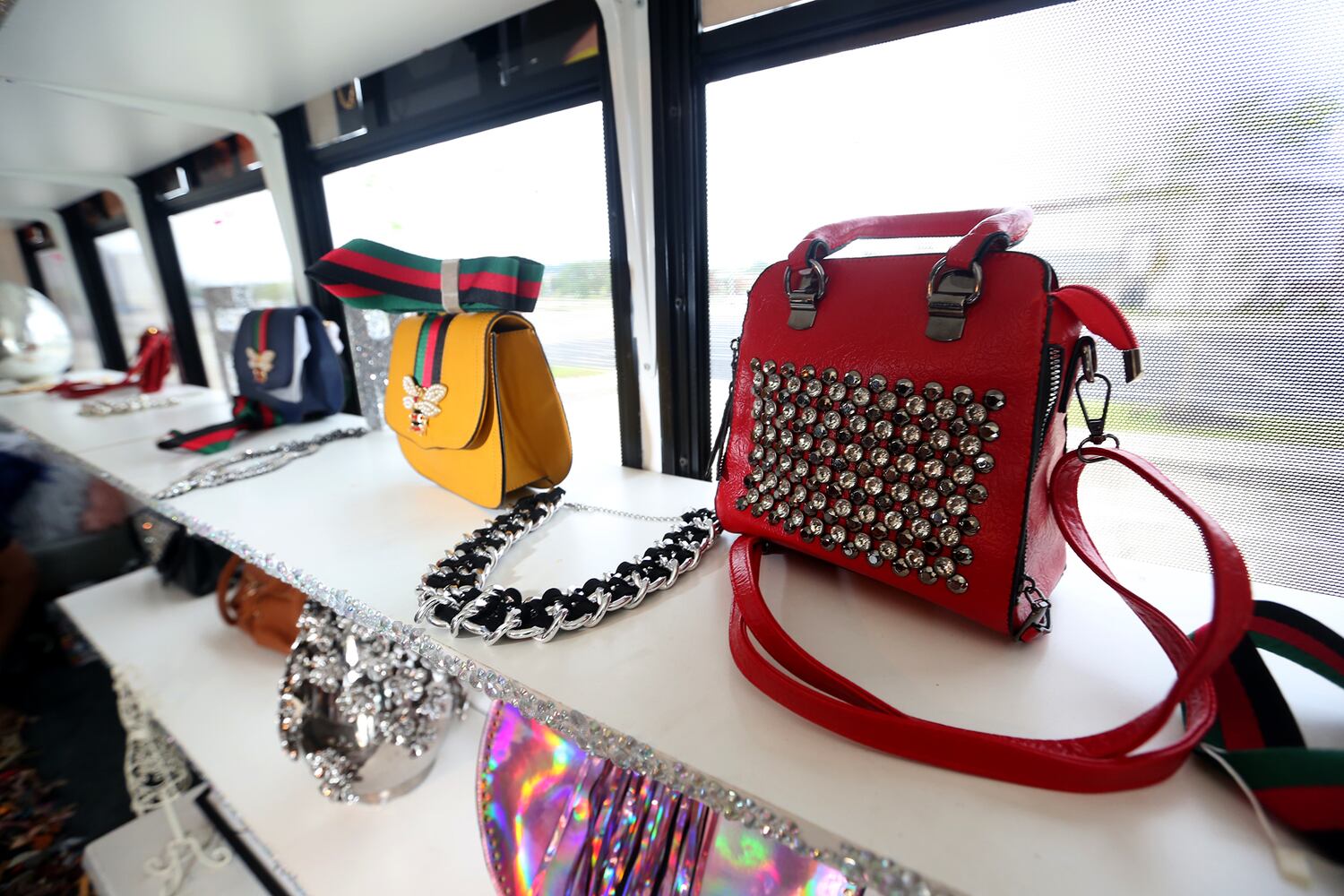 PHOTOS: Former shuttle bus has a new life as a mobile fashion boutique