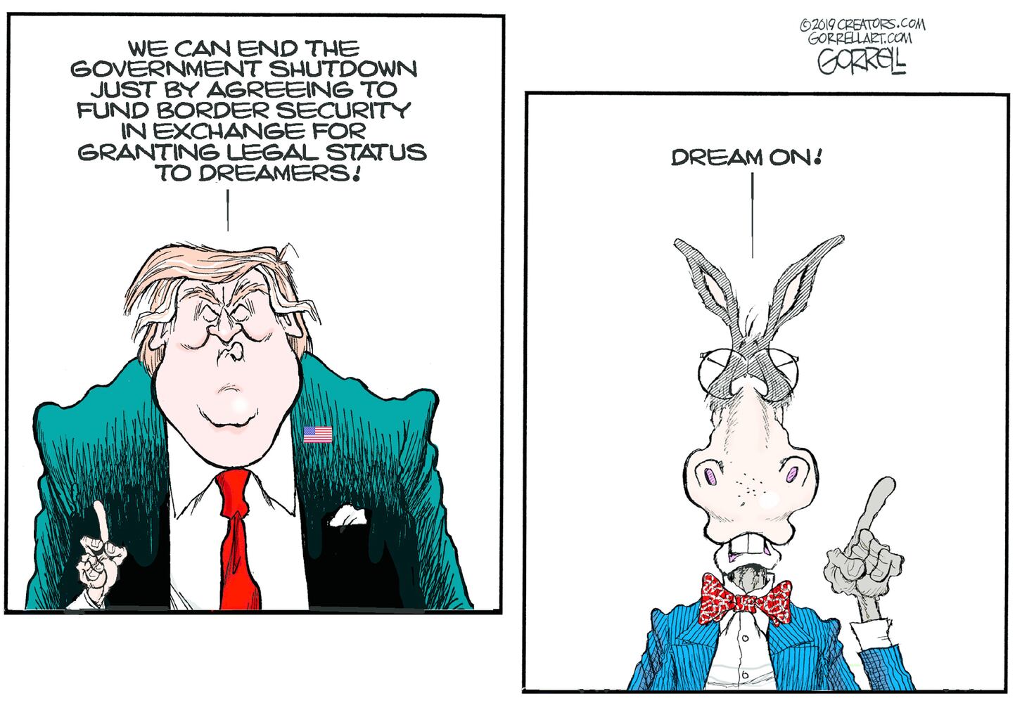 The week in cartoons: Border wall, government shutdown and more