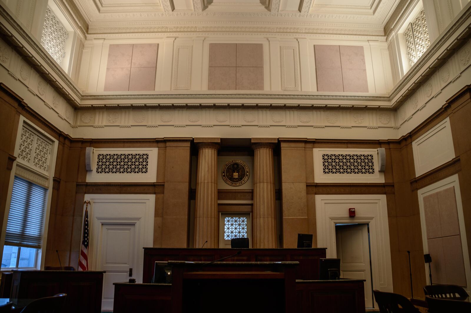 Interior of The Old Post Office Building, located at 120 W. Third St. in downtown Dayton, January 11, 2017. PHOTO / Tom Gilliam