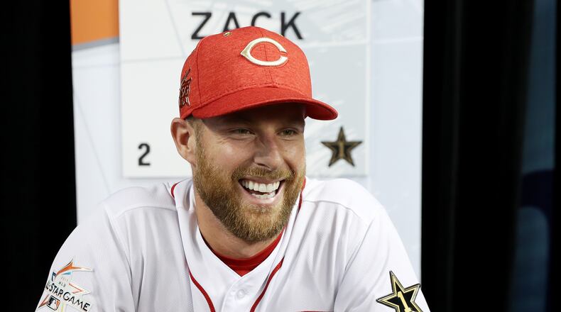 Zack Cozart sat a spell with media Monday, and the Reds' shortstop fielded many a question about donkeys, or more specifically, the donkey that Cincinnati teammate Joey Votto is going to buy him as a reward for making his first All-Star Game start.