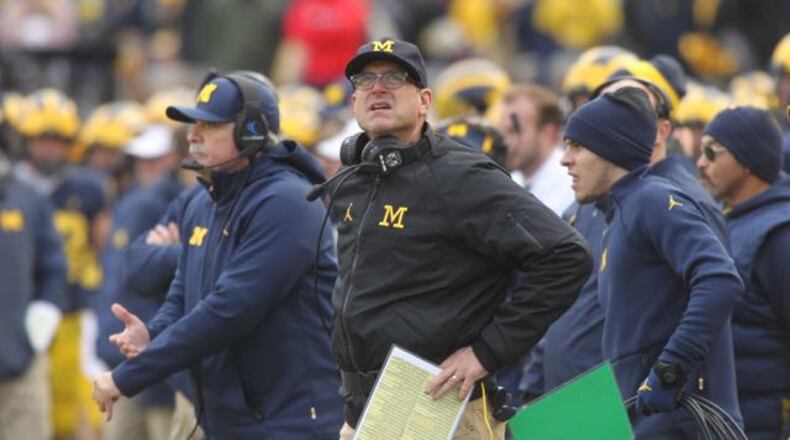 Ohio State against Michigan on Saturday, Nov. 25, 2017, at Michigan Stadium in Ann Arbor, Mich.