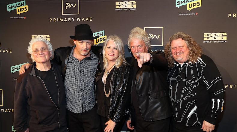 Jefferson Starship (from left, David Freiberg, Jude Gold, Catherine Richardson, Donny Baldwin, and Chris Smith) is opening on the Roll On Down The Highway 2025 Tour with BTO and The Marshall Tucker Band, which is making a stop July 26 at the Rose. CONTRIBUTED