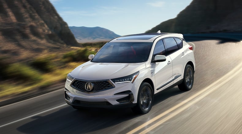 Acura unveiled the 2019 Acura RDX sport utility vehicle at a recent auto show. The vehicle is assembled at Honda’s East Liberty facility in Ohio./Honda photo