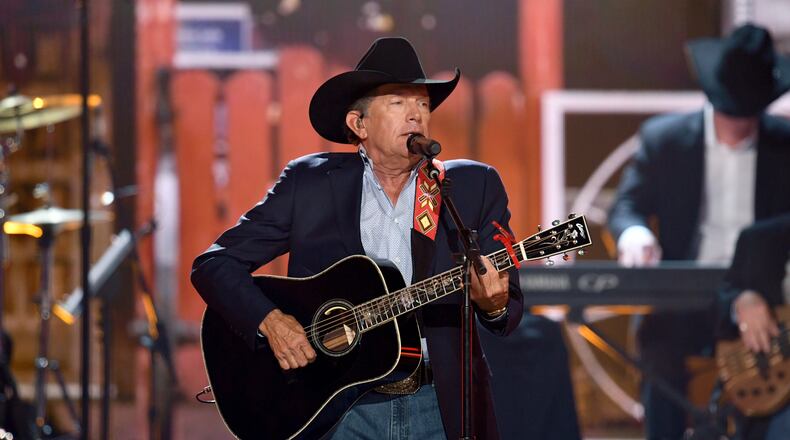 LAS VEGAS, NEVADA - APRIL 07: George Strait performs onstage during the 54th Academy Of Country Music Awards at MGM Grand Garden Arena on April 07, 2019 in Las Vegas, Nevada. (Photo by Kevin Winter/Getty Images)