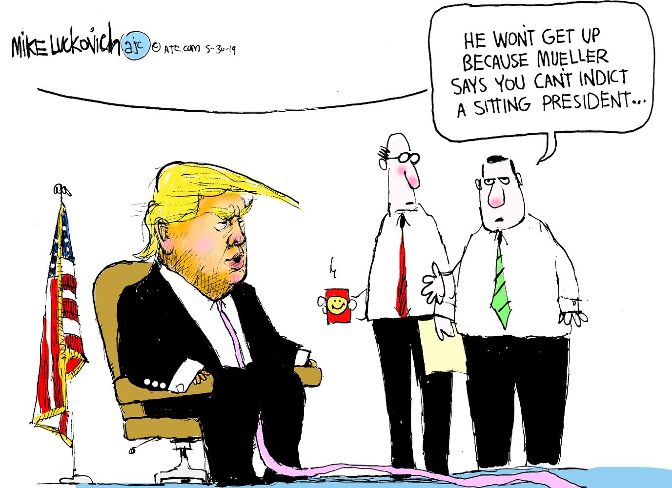 Week in cartoons: Mueller speaks and more