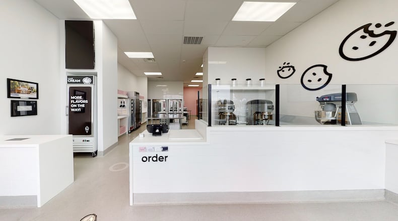 A new Crumbl Cookies location is scheduled to open at 4457 Feedwire Road in Centerville Jan. 12, 2024. The 1,500-square-foot storefront, which formerly was a Home Run Haircuts, is located between Donato’s Pizza and Sleep Outfitters. CONTRIBUTED