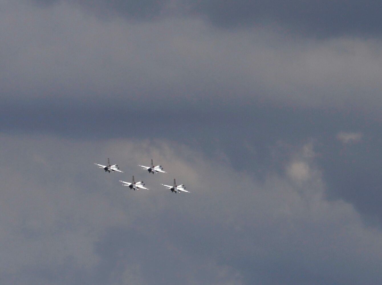 PHOTOS: The Thunderbirds jet team arrives for the Dayton Air Show