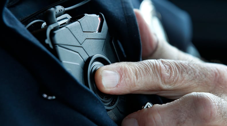 Police body camera (Photo by George Frey/Getty Images)