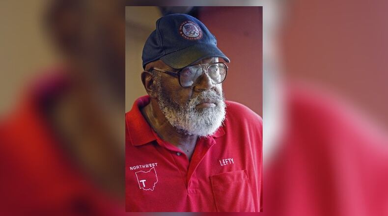 Harold “Lefty” Martin pictured in 2015. Martin, a beloved figure in the track and field community, particularly in Dayton, died earlier this week at age 84. DDN FILE photo