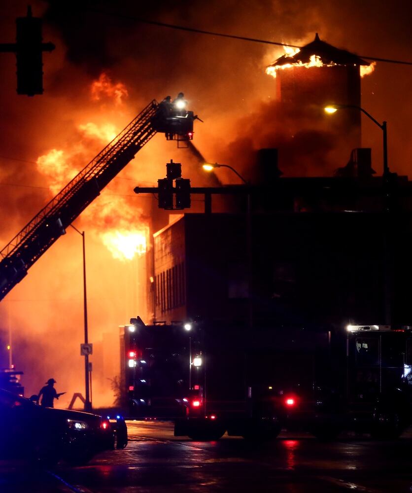 Fire at former Beckett paper mill