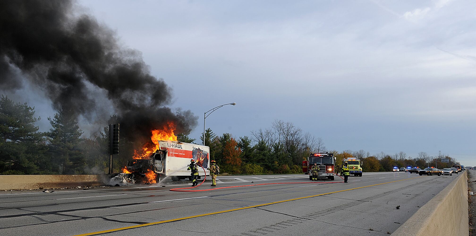 U-Haul Truck Fire