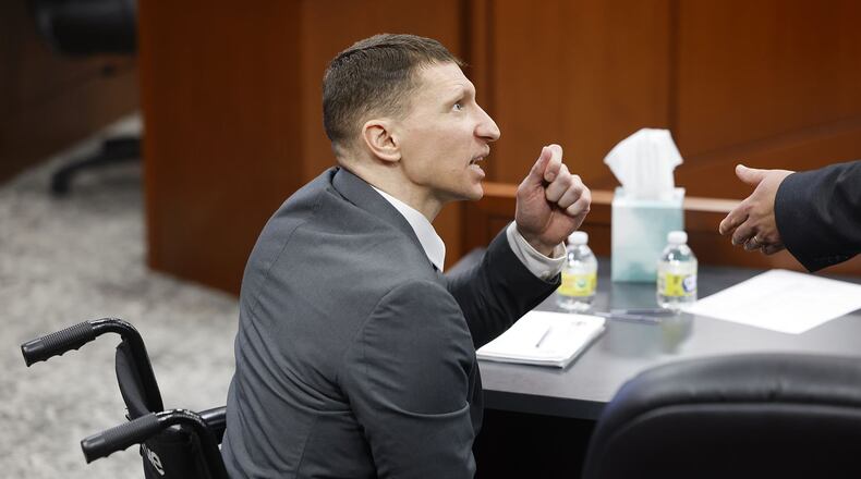 The trial has started in Warren County Common Pleas Court for Christopher Hubbard who is charged with multiple felonies from a shootout with police officers in the summer of 2020.
   Officer Dennis Jordan of the Middletown Division of Police and suspect Christopher J. Hubbard were shot shortly before 5 p.m. Aug. 31, 2020, after a pursuit that began in the area of 18th Avenue in Middletown and ended in the 2600 block of Mason-Montgomery Road in Turtlecreek Twp. in Warren County. NICK GRAHAM/STAFF