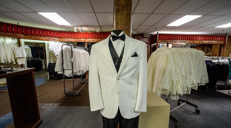 Price Stores, located at 52 S. Jefferson St. in downtown Dayton since its beginning in 1950, will relocate to Centerville next to Hauer Music starting next week. Here's a look at all five floors of the gentlemen’s clothing and formal wear business including the basement. Currently, construction contractors are removing the bronze-colored aluminum facade (installed in 1972) that has hidden the original architectural details of the building. Originally named the Home Telephone Co. Building when construction was completed in 1903, the building has also been called the Garfield Building and is currently known as the Price Stores Building. The Windsor Companies, developers of the Fire Blocks District and owners of the building, will convert it into a boutique hotel. TOM GILLIAM/CONTRIBUTED