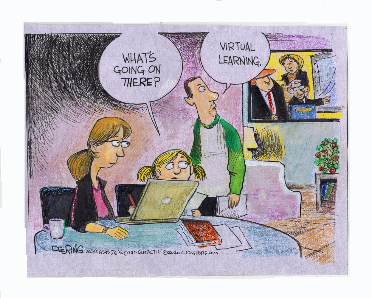 Week in cartoons: Stimulus checks, staying home and more