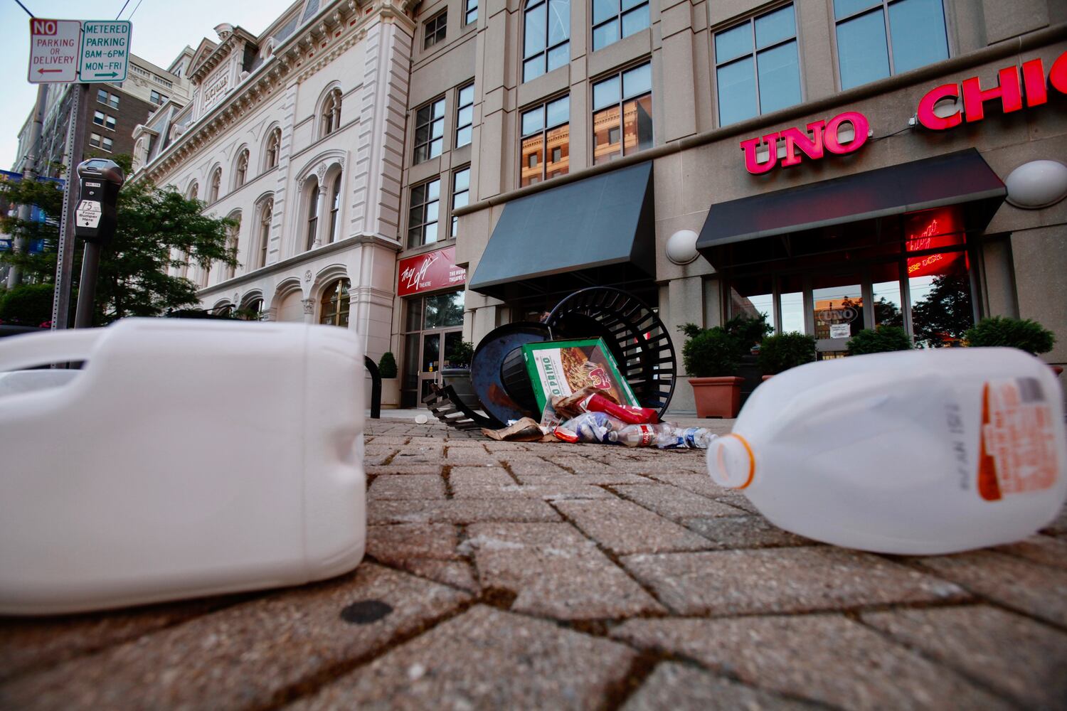 PHOTOS: Damage in the aftermath of Saturday protests in Dayton