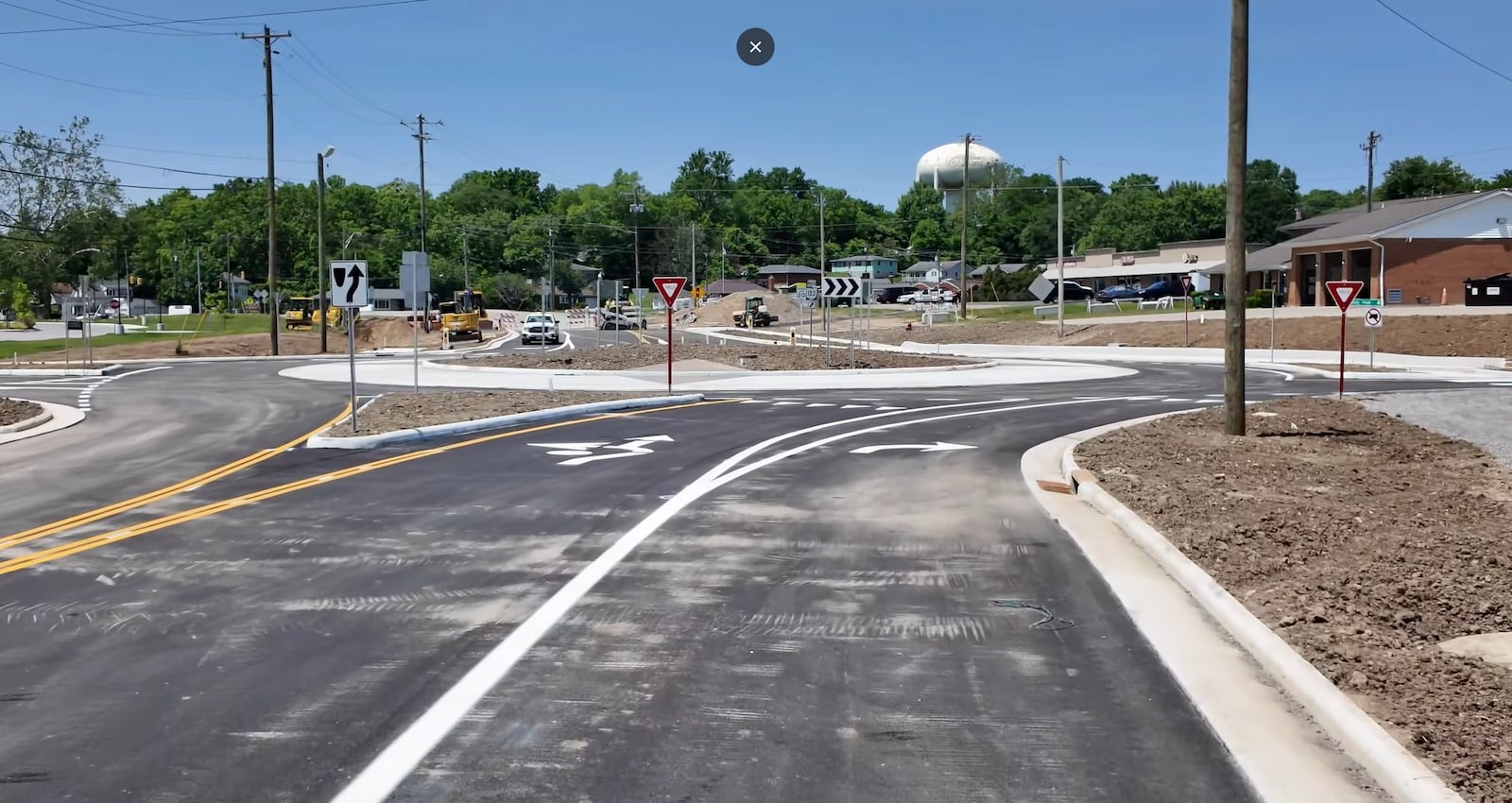 The Ohio 123/East Sixth Street roundabout in Franklin is open. CONTRIBUTED