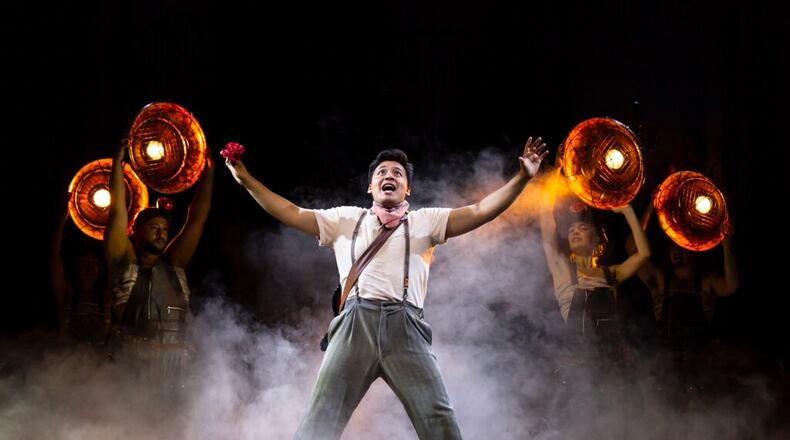 J. Antonio Rodriguez stars as Orpheus in the national tour of "Hadestown." PHOTO BY T. CHARLES ERICKSON