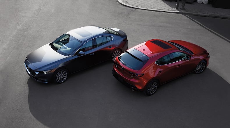The 2022 sedan and hatchback both prove to be enjoyable to drive, a reputation Mazda has enjoyed for years. Contributed photo by Mazda