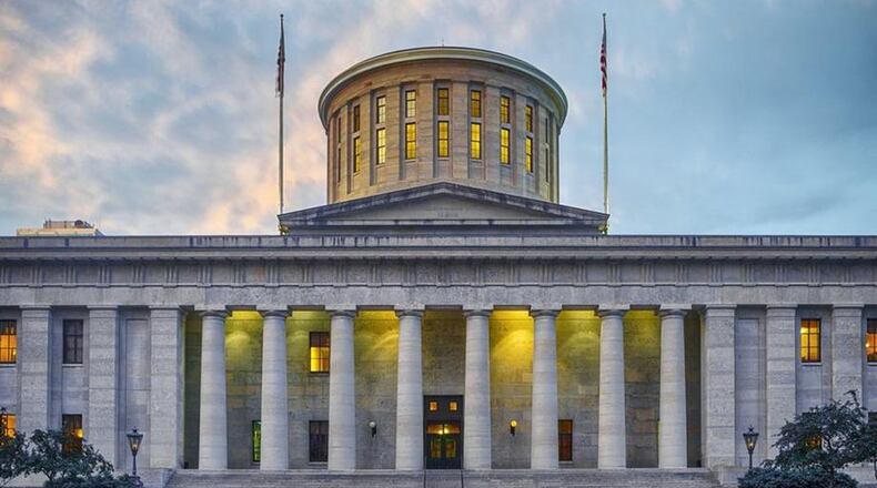 The Ohio Statehouse.