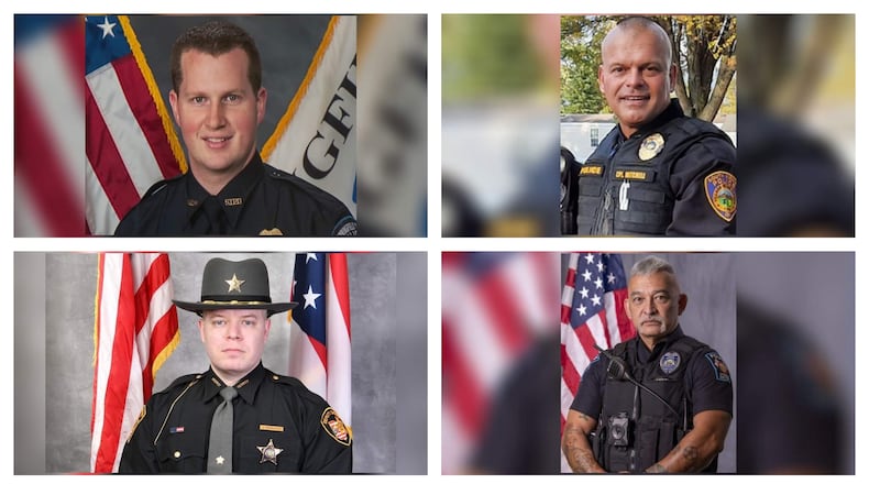 2024 Ohio Peace Officers Memorial Ceremony will include Officer Timothy J. Unwin, Corporal Matthew D. Mitchell, Deputy Joshua I. Hamilton and Officer Anthony Cloyd.