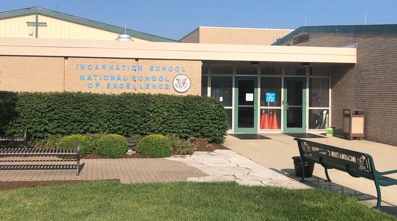 Incarnation, a Catholic elementary school in Centerville, is the largest local private school recipient of these federal funds. JEREMY P. KELLEY / STAFF