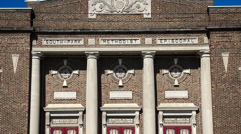 A group of historic preservationist want to save the now closed South Park Church on Brown Street. JIM NOELKER/STAFF