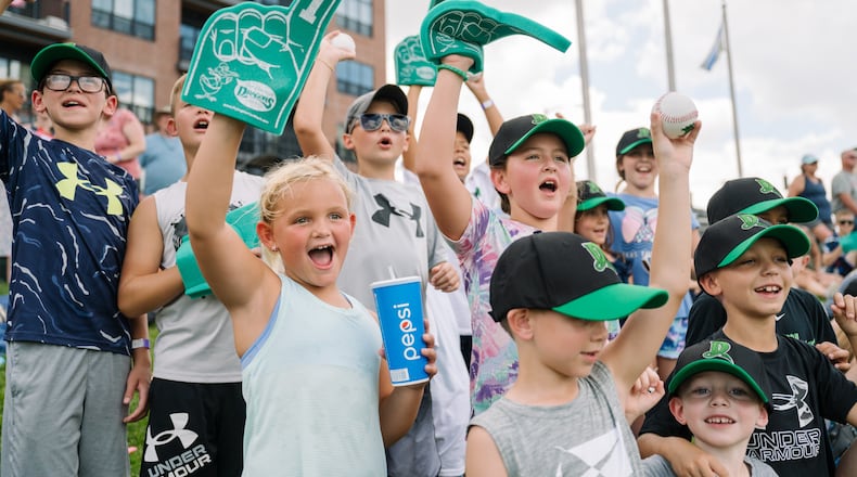 The Dayton Dragons are celebrating their 25th season at Day Air Ballpark with the first home game on Tuesday, April 8 against the Fort Wayne TinCaps (CONTRIBUTED PHOTO).