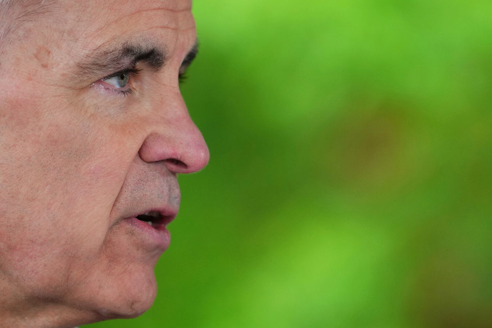 FILE - Prime Minister Mark Carney takes questions from the media in Saanichton, British Columbia, Canada, April 7, 2025. (Sean Kilpatrick/The Canadian Press via AP File)
