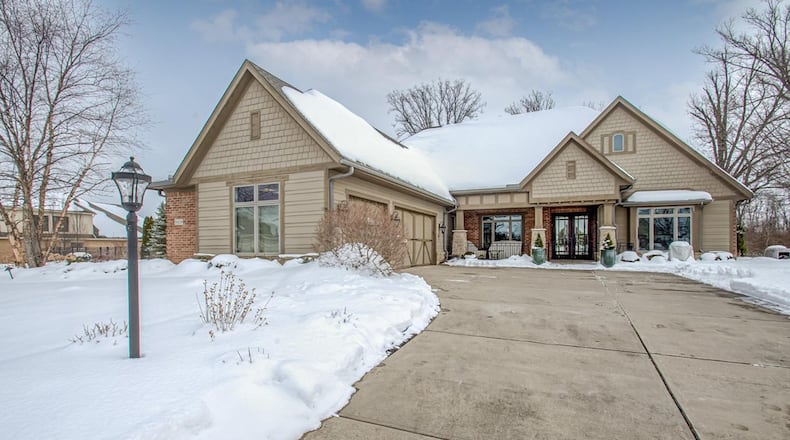 This luxury style story and a half home is in the Trails of Saddle Creek subdivision and sits on a 3/4 acre lot. It has 4,205 square feet of living space. CONTRIBUTED