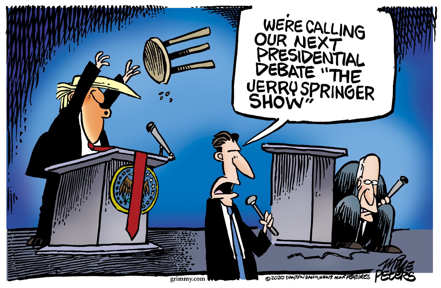 Week in cartoons: Trump's taxes, the presidential debate and more