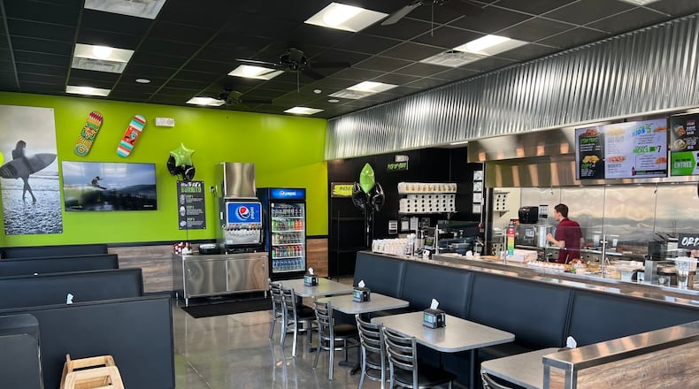 Bubbakoo’s Burritos is now open at 49 N. Main Street in Springboro, next door to Cassano’s Pizza. PHOTO COURTESY: BUBBAKOO'S BURRITOS