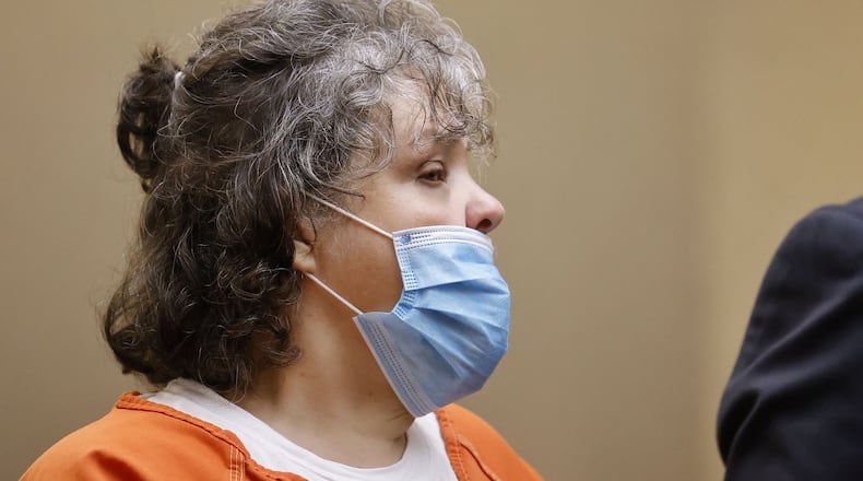 Monica Ann Pennington, 48, was charged with murder and felonious assault for the death of her sister, Pamela Pennington on Oct. 20 at their home in Middletown. Pennington appeared for a competency hearing in Butler County Common Pleas Court Thursday, Jan. 13, 2022 in Hamilton. NICK GRAHAM / STAFF