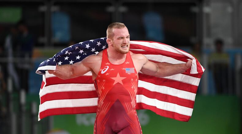 Kyle Snyder, who received a $250,000 award for the gold medal he won in Rio, will wrestle for Ohio State this fall. MUST CREDIT: Photo by Jonathan Newton, The Washington Post